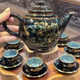  Bộ ấm chén sen vàng kim BKCEVN-9189 