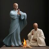  Tượng Tiểu Hòa Thượng Bằng Tử Sa BKCECN-9196 