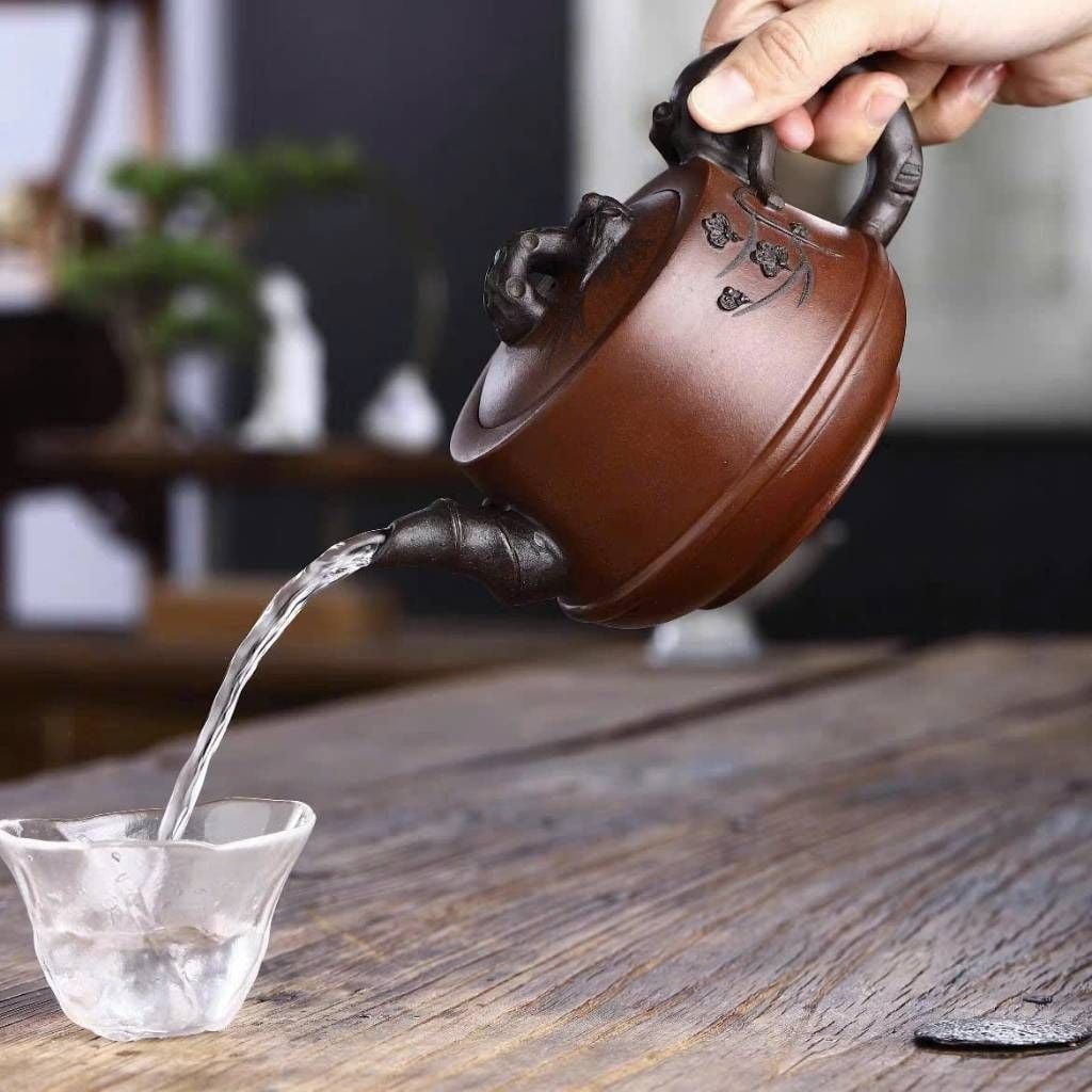  Ấm trà Tử Sa quai trúc BKCEVN-9202 