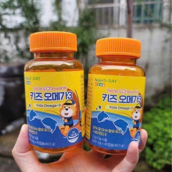  Viên uống Omega 3 Nutri D-Day Baby & Kids Hàn Quốc chính hãng BKHEKR-9128 