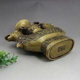  BÌNH RÓT RƯỢU ĐÔI CỪU ĐỒNG CỔ TRANG TRÍ BKMECN-9091 