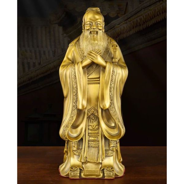  Tượng Khổng Tử đồng trang trí BKMEVN-9059 