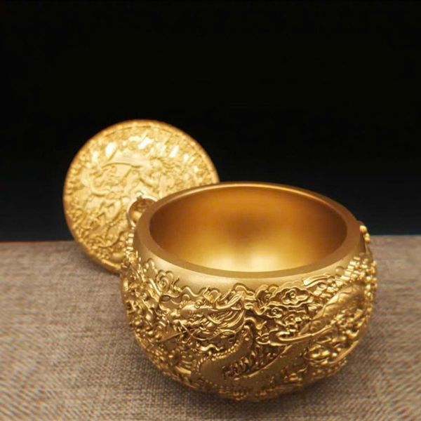  Hộp đựng trà bằng đồng BKMEVN-9066 