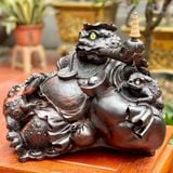  Tượng Tổng Cóc Gỗ Trắc Liền Khố BKWOVN-9077 