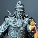  Tượng gỗ Quan công cầm ấn BKWOVN-9083 