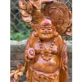  Tượng Di lặc tam phúc Gỗ cẩm liền khối BKWOVN-9094 