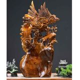  Tượng Phượng hoàng Gỗ nu ngọc am BKWOVN-9138 