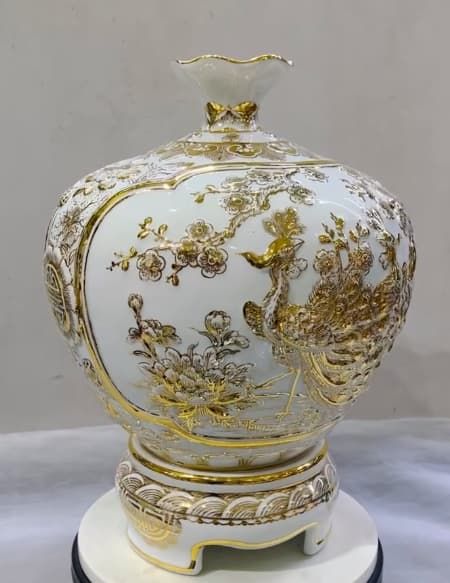  Mai bình Vạn Sự Như Ý vẽ vàng BKCE-025000VN-0418 