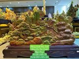  Tranh Phong Cảnh Hữu Tình Bồng Lai Tiên Cảnh Đá Ngọc Onyx 