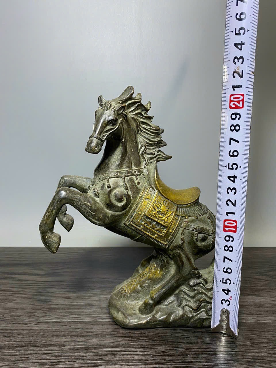  Tượng Ngựa Mã Đáo Thành Công Bằng Đồng Vàng Cao Cấp 22cm 