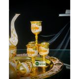  Bộ ấm chén hợp kim Đồng dáng hoàng gia cao cấp 750ml 