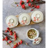  [Mẫu Mới Nhất 2022] Khay Mứt Tết / Khay Bánh Kẹo Phong Cách Châu Âu / Gốm Sứ Thủ Công Cao Cấp Cực Sang Trọng 