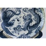  Đĩa cảnh long phụng bọc đồng-Siêu thị Bảo Khánh 