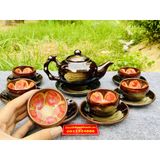  Bộ ấm chén hỏa biến lòng hoa 
