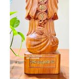  Di Lặc chúc phúc Đế Phú Quý Phát Tài gỗ hương 