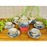  Bộ ấm chén bọc đồng 