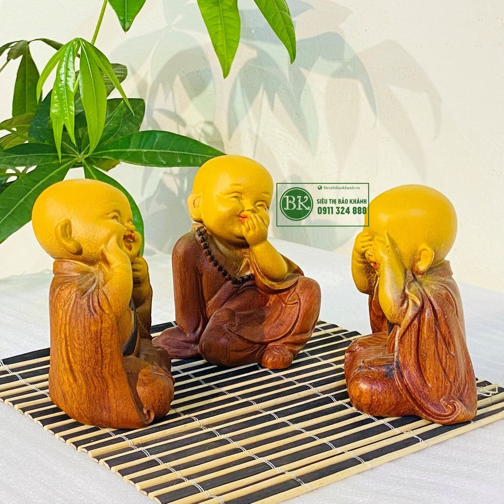  Tượng 3 chú tiểu tam không-mỹ nghệ bảo khánh 