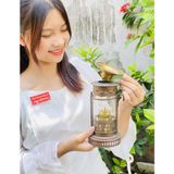  Đèn dầu trang trí thờ cúng bằng đồng (cao 20cm) 