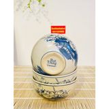  Bộ bát hoa sen men rạn xuất xứ Bát Tràng 