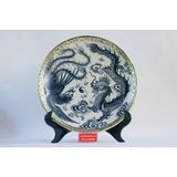  Đĩa cảnh long phụng bọc đồng-Siêu thị Bảo Khánh 