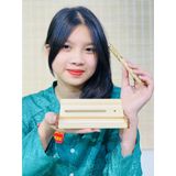  quà tặng-bút viết gỗ trầm hướng cao cấp-bảo khánh việt nam 