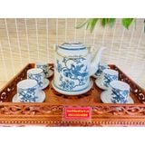  Bộ ấm chén men rạn Bát Tràng cao cấp BKCEVN-9154 