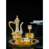  Bộ ấm chén hợp kim Đồng dáng hoàng gia cao cấp 750ml 
