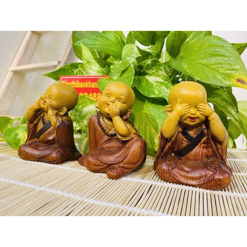  Tượng 3 chú tiểu tam không-mỹ nghệ bảo khánh 