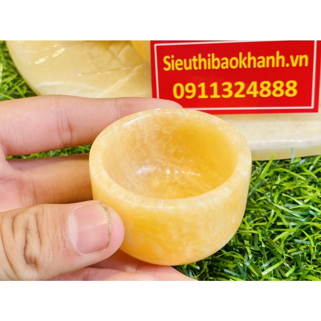  Ấm chén đá ngọc Hoàng Long cao cấp 250ml -Ấm chén Bảo Khánh 