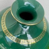  Bình hút lộc Bát Tràng đắp nổi vẽ vàng họa tiết thuận buồm xuôi gió 21cm 