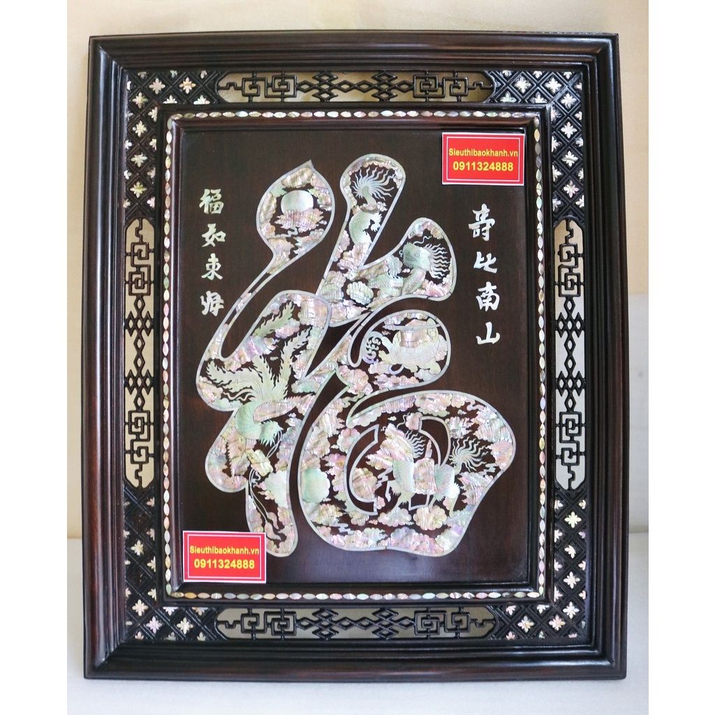  [HÀNG TẠI XƯỞNG]-Tranh Gụ khảm xà cừ 