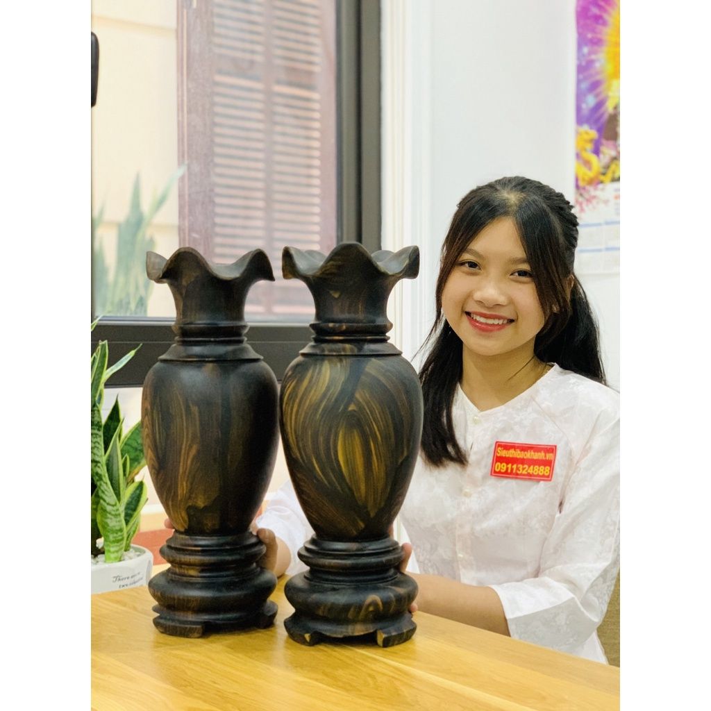  Cặp lục bình gỗ cao cấp 