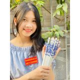  Đồ thờ cúng - Bộ đũa gốm men lam cao cấp - mỹ nghệ bảo khánh 