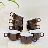  Cốc Uống Nước gốm sứ Chính Hãng Bát Tràng 250ml 