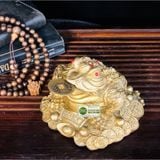  Thiềm Thừ Phong Thủy chất liệu đồng cao cấp 12cm 