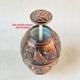  Hộp đựng tăm bằng đồng 