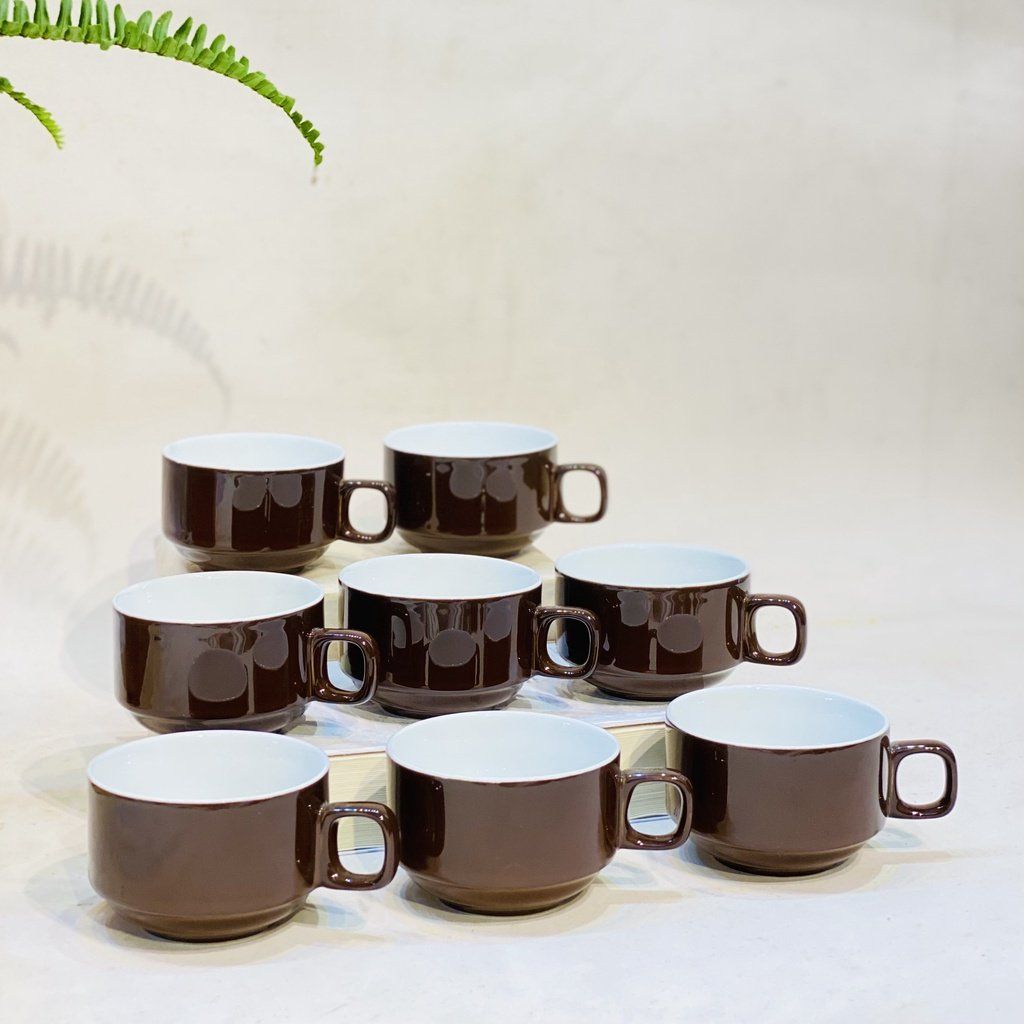  Cốc Uống Nước gốm sứ Chính Hãng Bát Tràng 250ml 