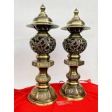  Đèn dầu bằng đồng Đại Bái chính hãng 