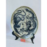  Đĩa cảnh long phụng bọc đồng-Siêu thị Bảo Khánh 