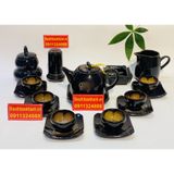  Bộ ấm chén Bát Tràng men hoả biến BKCE-002520VN-0010 