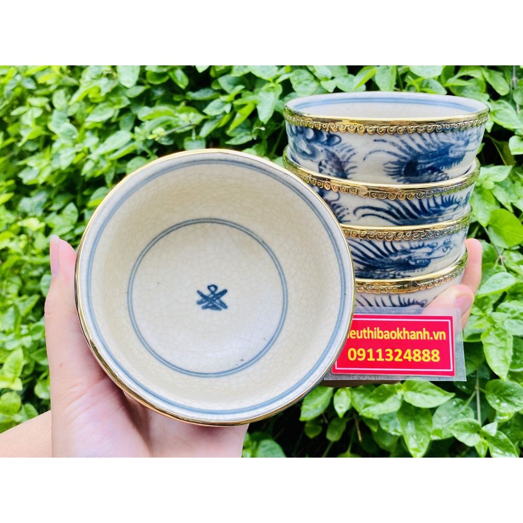  Bát thờ bằng đồng men rạn Nhất Long-Bảo Khánh 