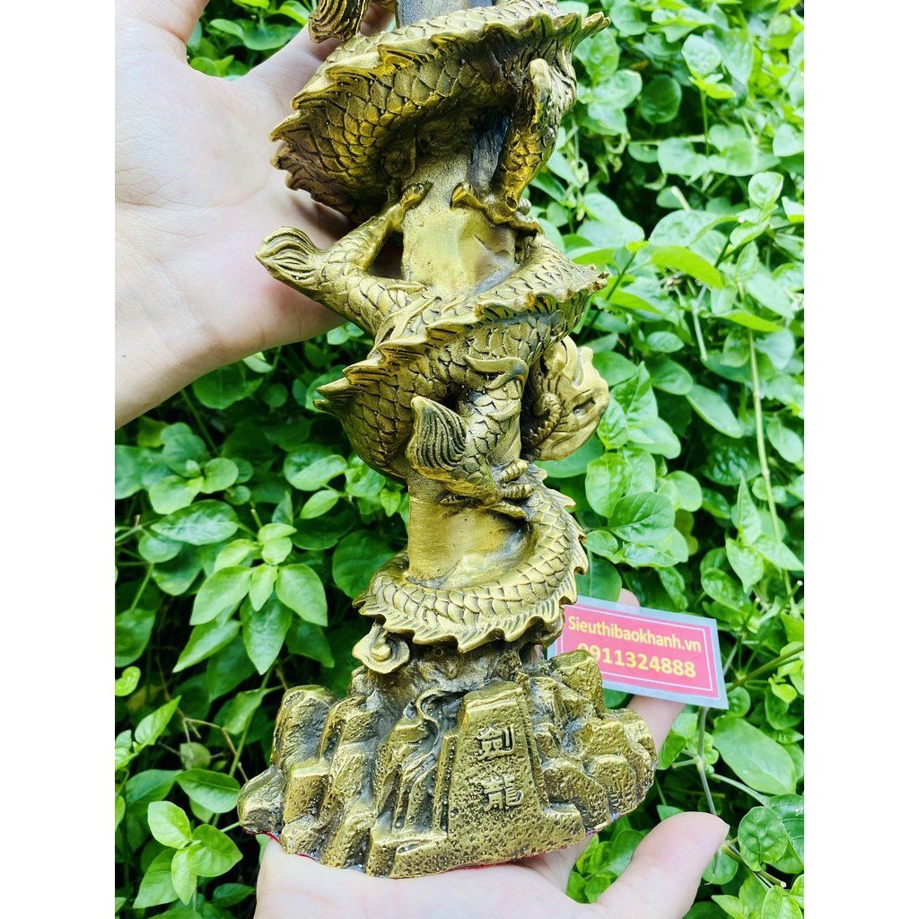  Tượng rồng cuộn phong thủy -Bảo Khánh 