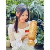  Ống cắm nhang gỗ trang trí phong thủy bàn thờ 