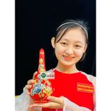  Nậm rượi gốm đắp nổi Bát Tràng chính hãng 18 cm0 