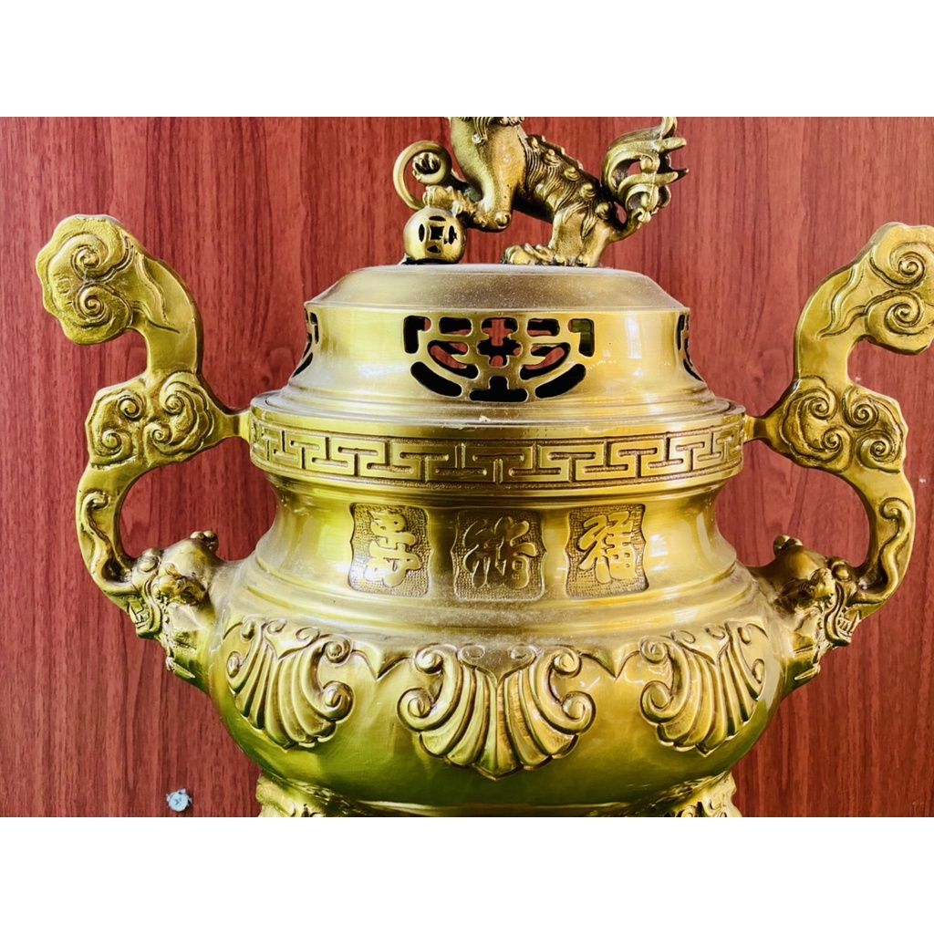  Lư Trầm đồng chính hãng Đại Bái cao 20 cm 