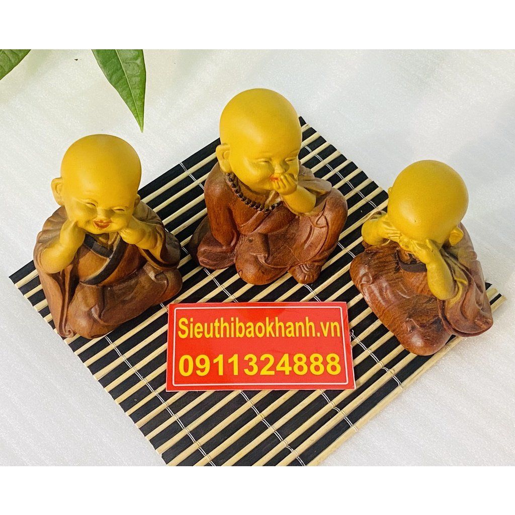  Tượng 3 chú tiểu tam không-mỹ nghệ bảo khánh 