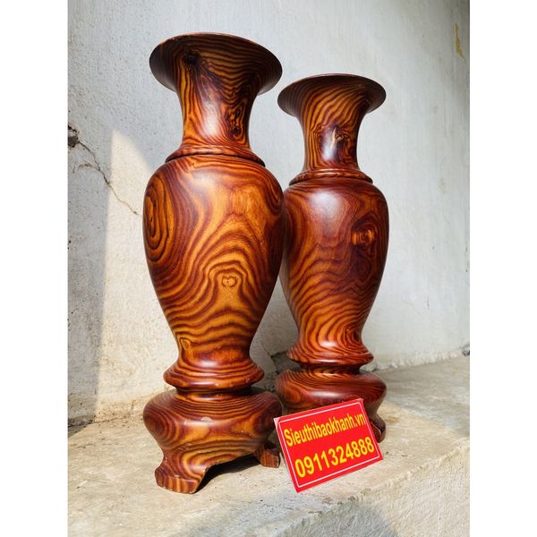  Cặp lục bình gỗ Sưa Dây 
