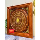 Trang Gỗ Hương Cao Cấp Họa Tiết Trống Đồng Đông Sơn 85cm-Mỹ Nghệ Bảo Khánh 