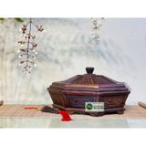  [ĐỒ DÙNG NGÀY TẾT]-Khay đựng bánh kẹo bằng gỗ quý thiết kế cao cấp 34cm-Siêu thị Bảo Khánh 