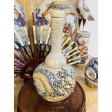  Bình đựng rượu thờ  họa tiết in nổi 